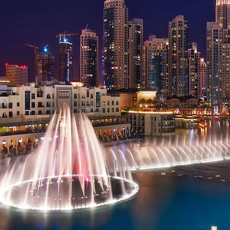 The Dubai Fountain Lake Ride