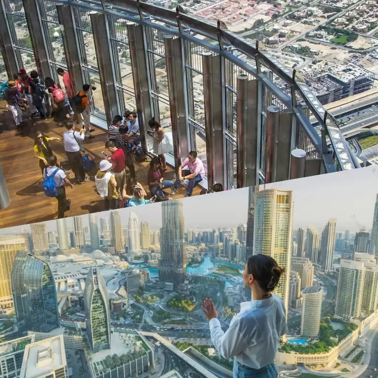 At the Top Burj Khalifa (level 124 & 125) + Sky Views Dubai