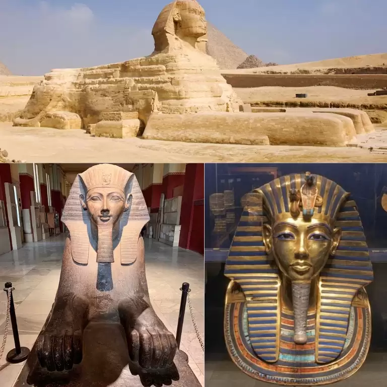 A day tour to Giza Pyramids, Grand Sphinx & The Egyptian Museum