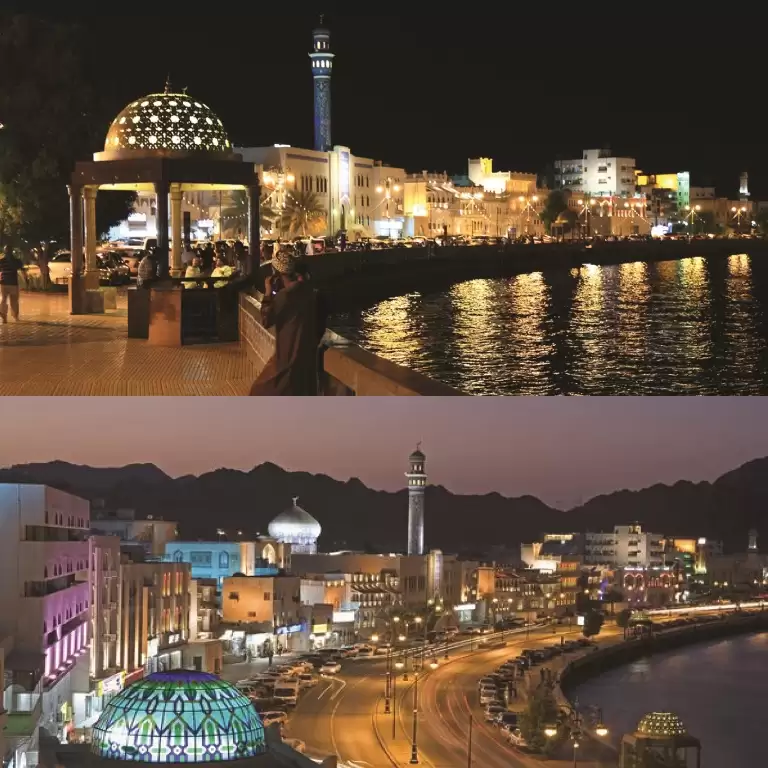 Muscat Night Tour with Local Dinner