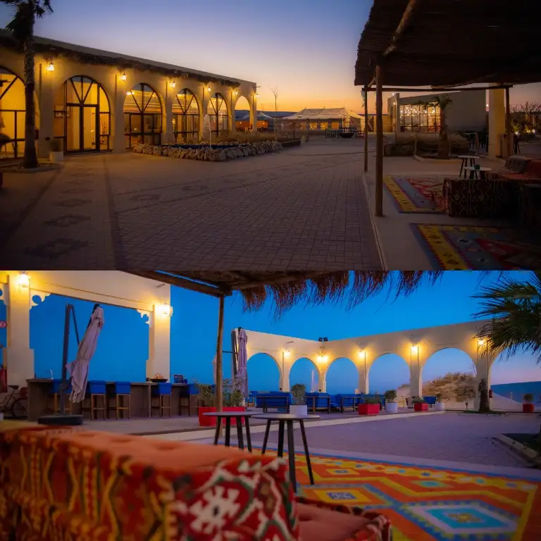 Monster Bus Tour in the Desert with Day Pass at Al Majles Resort