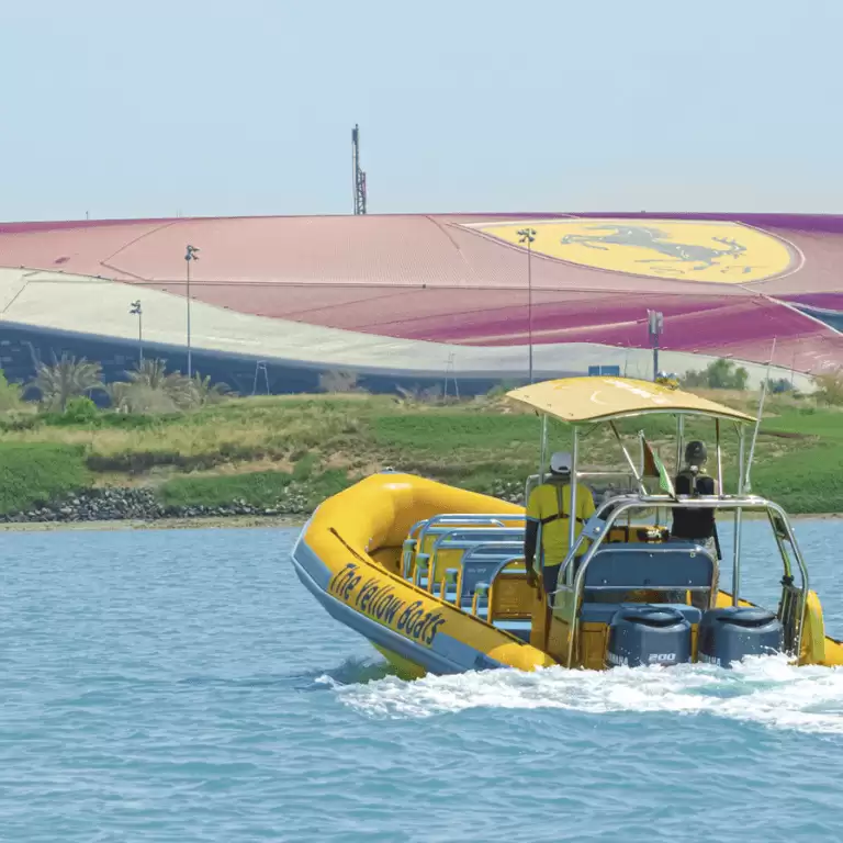 75-minute Yas Island Abu Dhabi Sightseeing Boat Tour