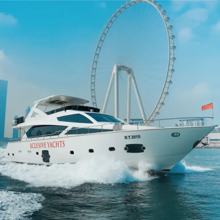 Dubai Harbour Superyacht Experience with Live station & Drinks