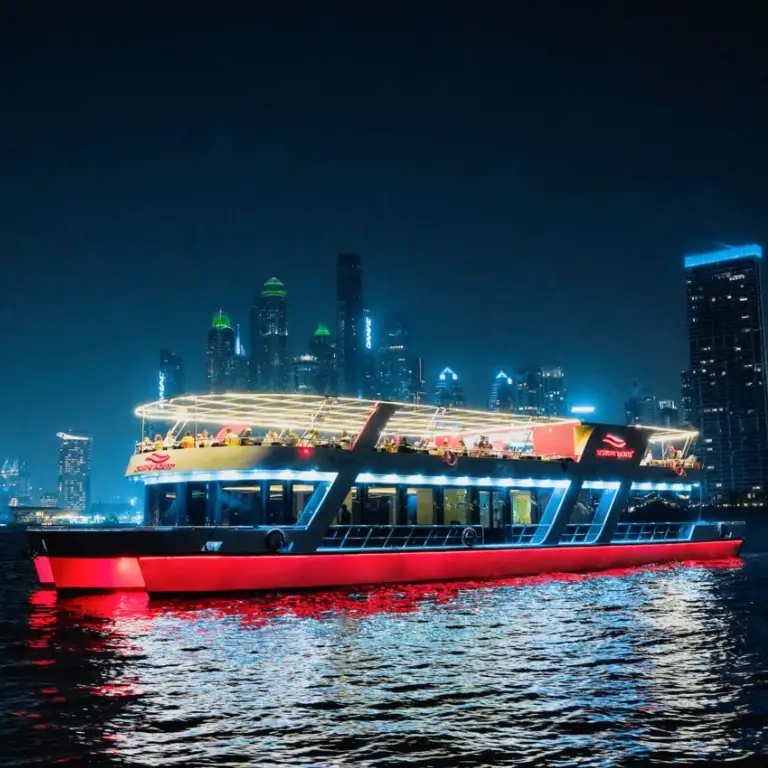 Dubai Marina Dinner Cruise with Live Music & Open Bar