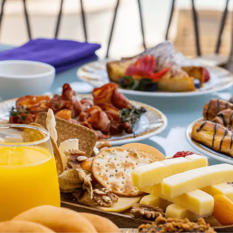 Giardino Breakfast buffet at Palazzo Versace Hotel