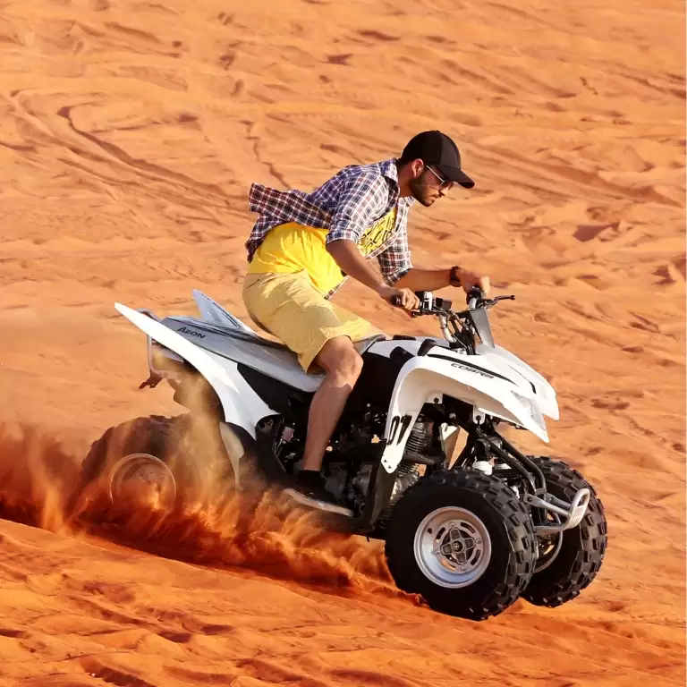 Morning Desert Safari Dubai with Dune Bashing, Sand Boarding & Camel Ride