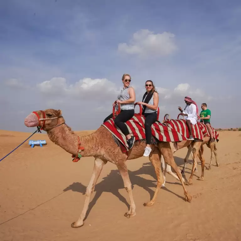 Morning Desert Safari Dubai with Dune Bashing, Sand Boarding & Camel Ride