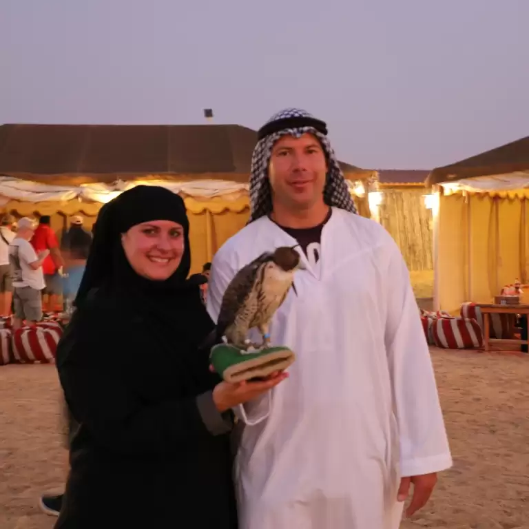 Overnight Red Dune Desert Safari with Dune Bashing, BBQ Dinner & Breakfast