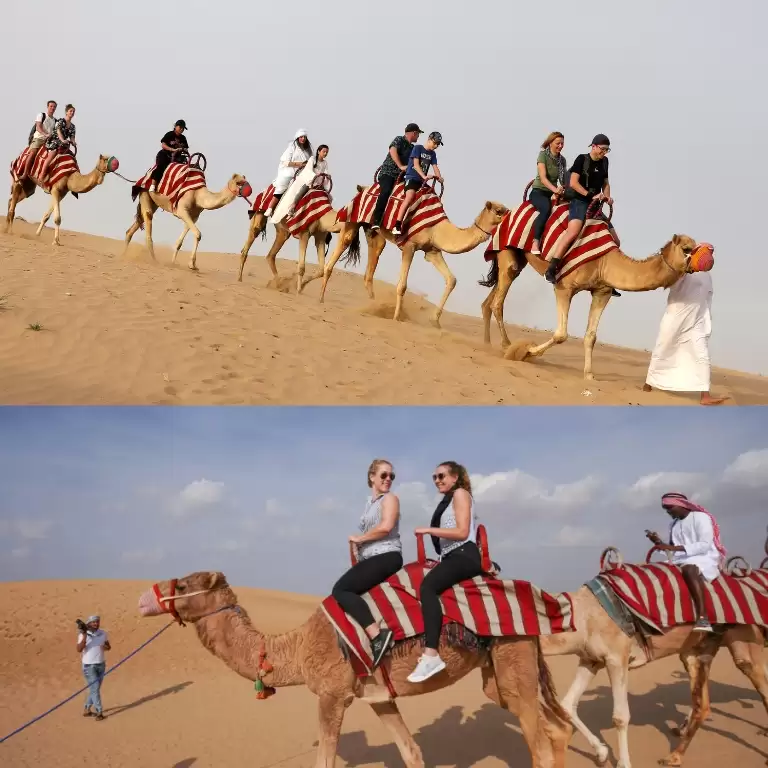 Overnight Red Dune Desert Safari with Dune Bashing, BBQ Dinner & Breakfast