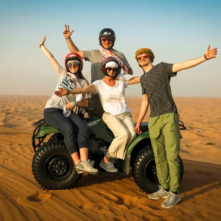Premium Red Dunes Safari with Camel Ride & International buffet dinner at Al Khayma Camp
