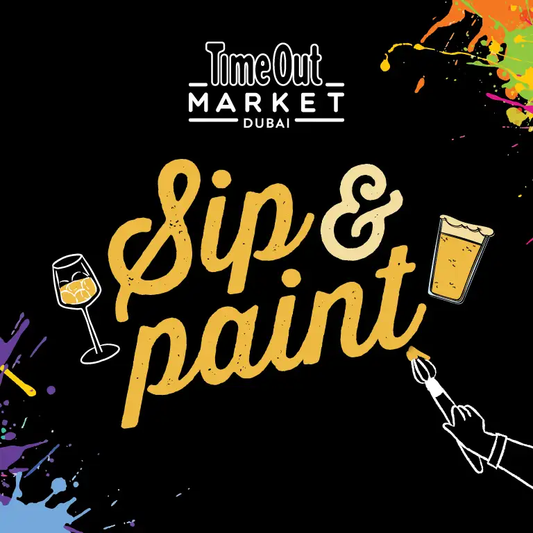 Sip & Paint at Time Out Market in Dubai