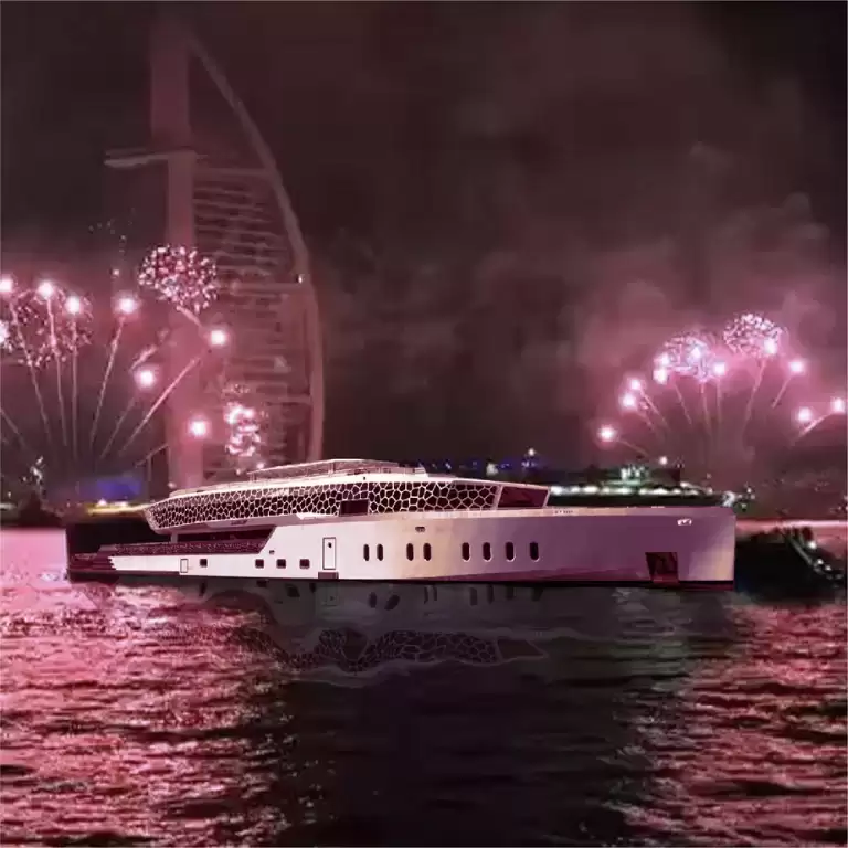 The Lotus Mega Yacht New Year's Eve 2025 in Dubai