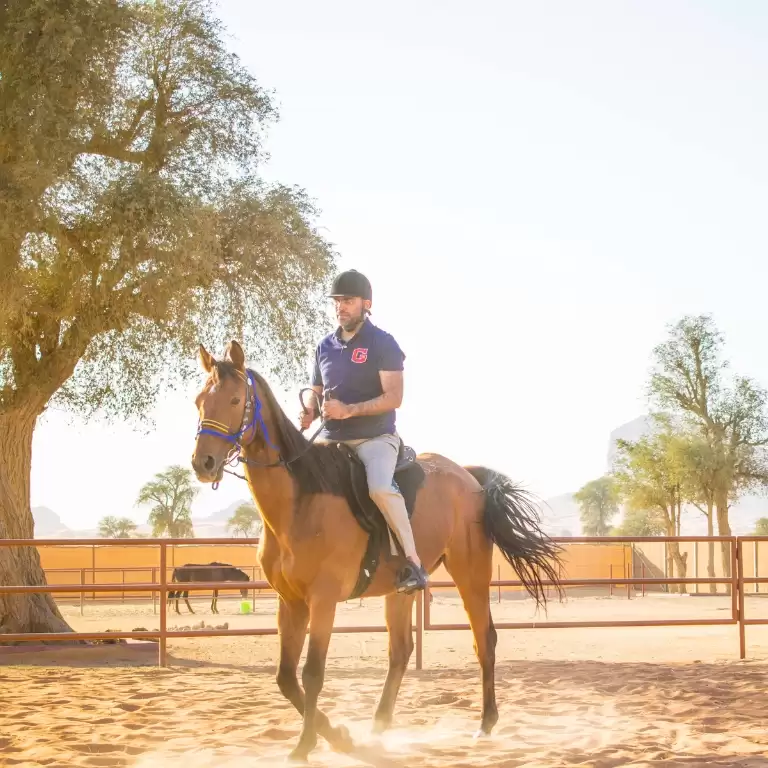 Horse Riding At Mleiha Arena