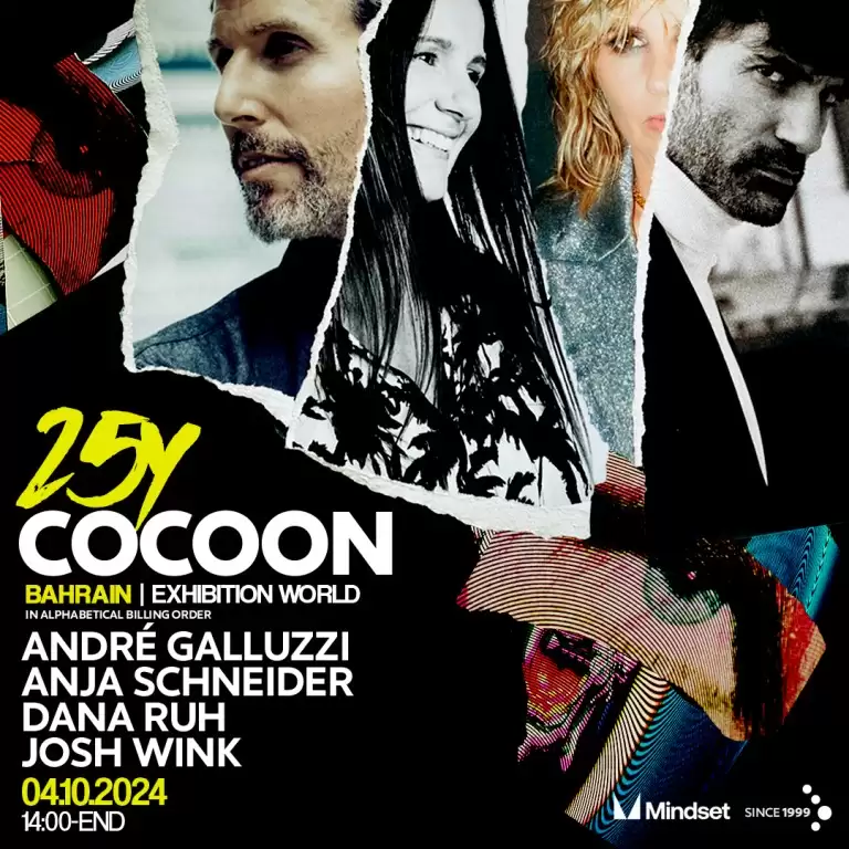 Cocoon 25Y World Tour At Exhibition World Bahrain