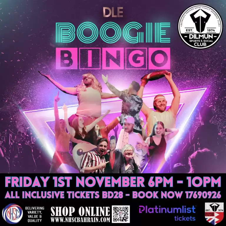 DLE Boogie Bingo at Dilmun Club, Bahrain
