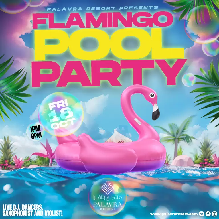 Flamingo Pool Party at Palavra Resort