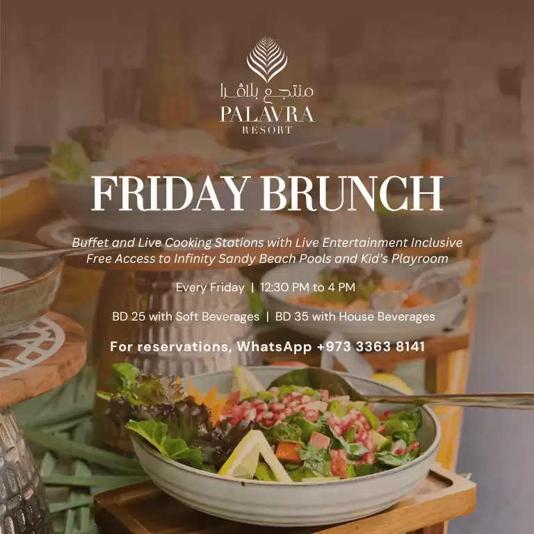 Friday Brunch at Palavra Resort