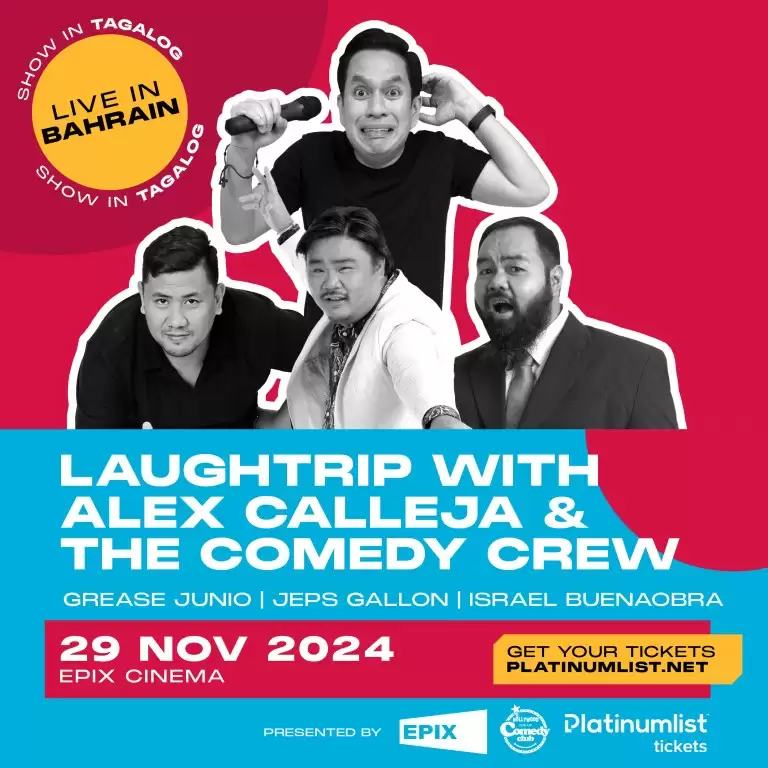 Laughtrip with Alex Calleja and The Comedy Crew in Bahrain