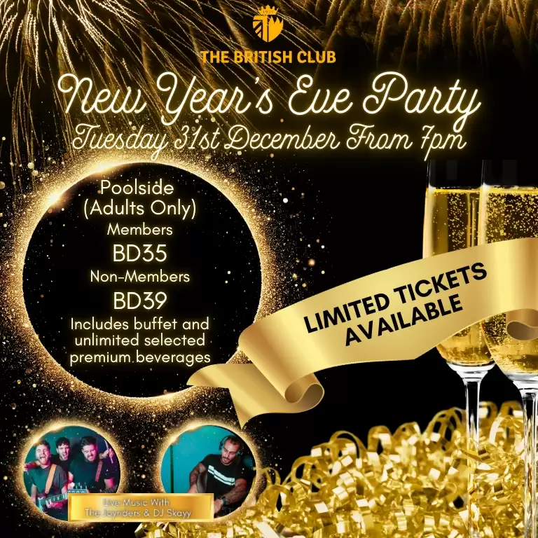 New Year's Eve Party at The British Club