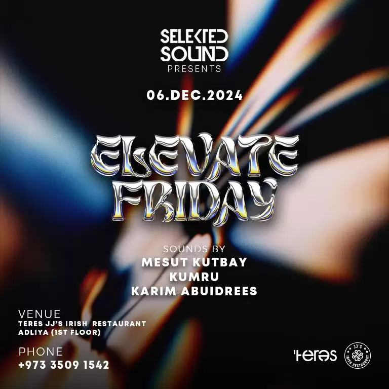 Selekted Sound Presents Elevate Friday at Teres - JJ's Irish Restaurant