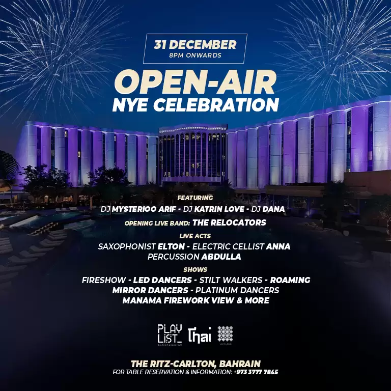 The Ritz-Carlton NYE Celebration in Bahrain