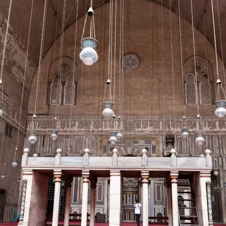Old Cairo with the hanging church, Coptic Museum, and Sultan Hassan Mosque