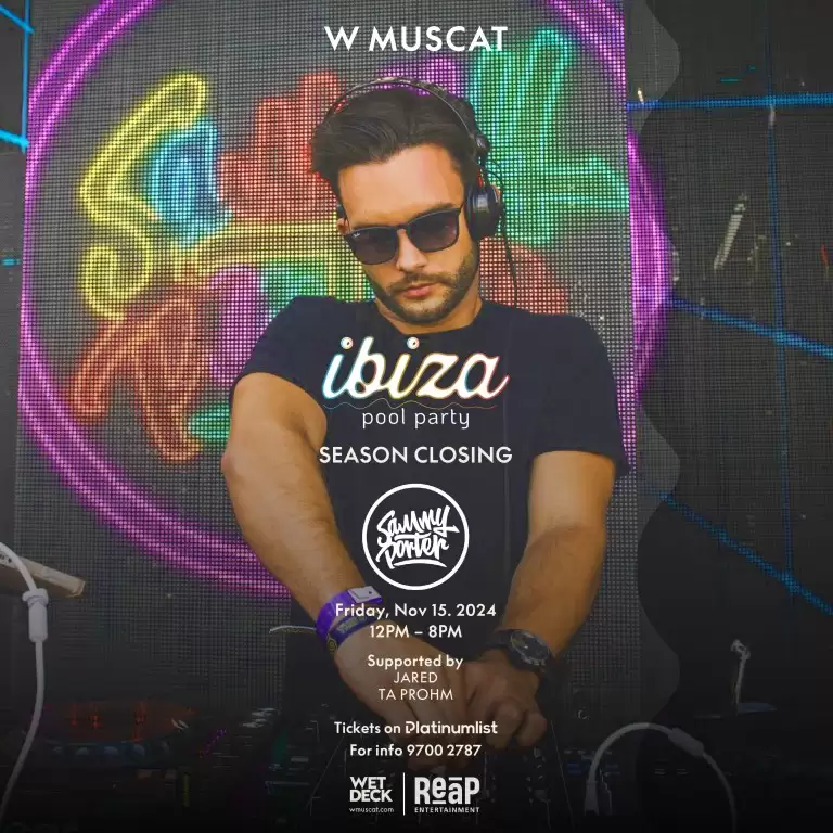 Ibiza Pool Party Presents Sammy Porter in Muscat