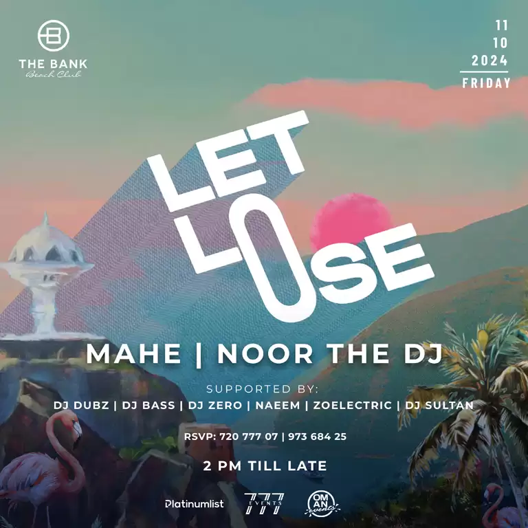 let loose At The Bank Beach Club Ft. Mahe & Noor the Dj
