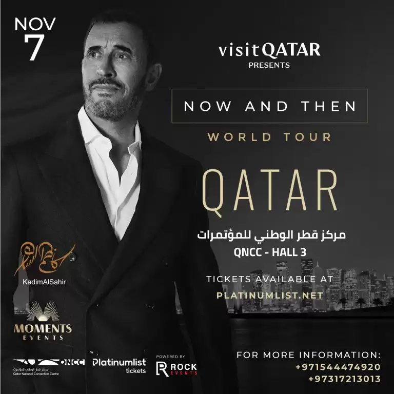 Kadim Al Sahir at QNCC hall 3, Doha