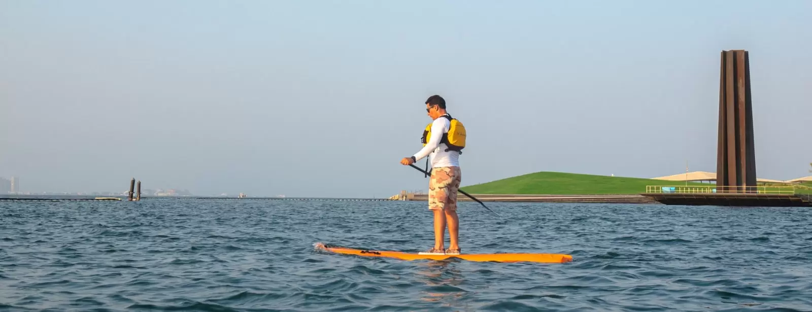 Paddling at MIA Park