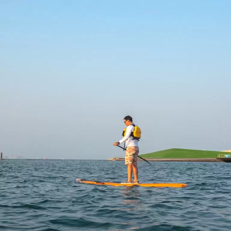 Paddling at MIA Park
