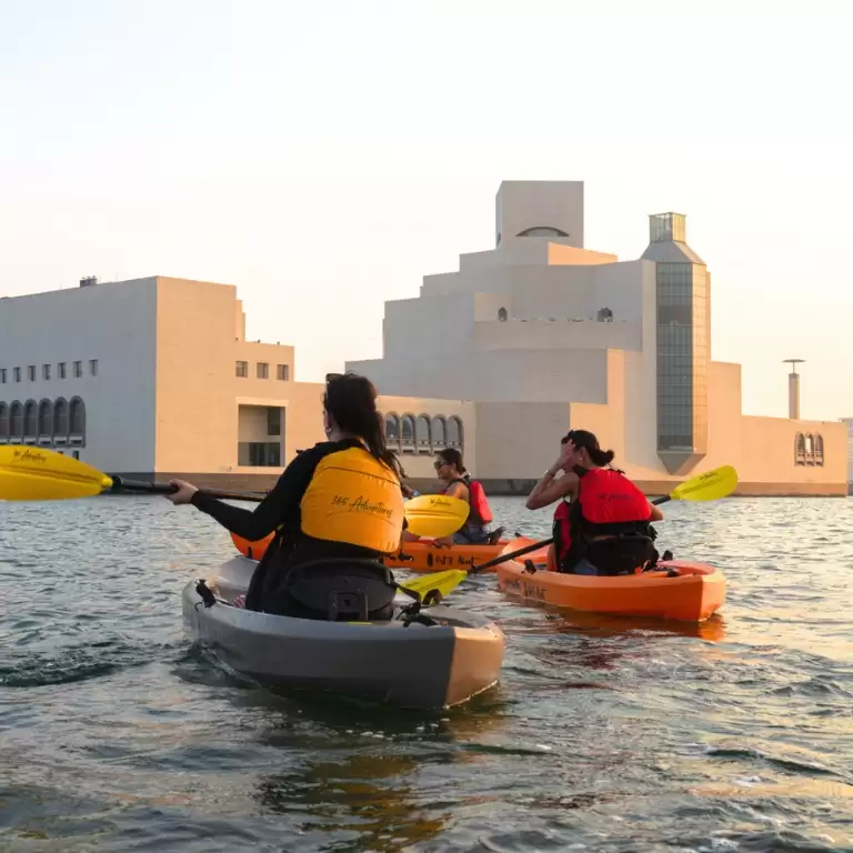 Paddling at MIA Park