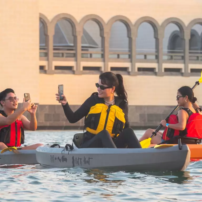 Paddling at MIA Park