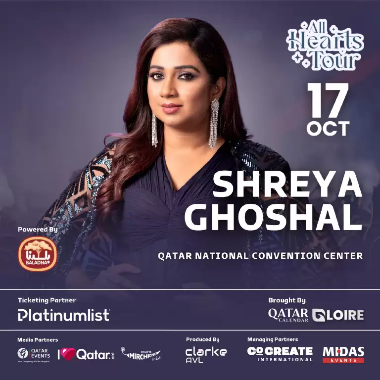 Shreya Ghoshal - Live In Concert 2024 at QNCC in Qatar