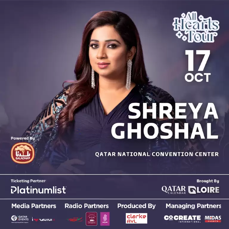 Shreya Ghoshal - Live In Concert 2024 at QNCC in Qatar