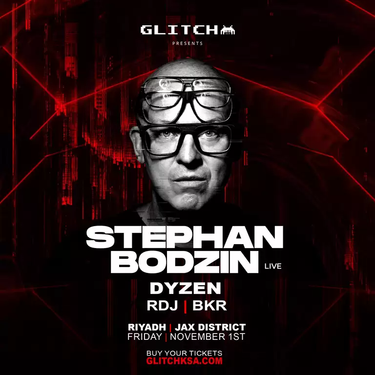 GLITCH Presents Stephan Bodzin Live in Riyadh