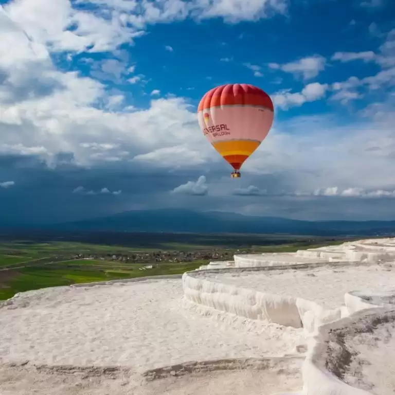 Alanya Pamukkale Tour with Hot Air Balloon Flight