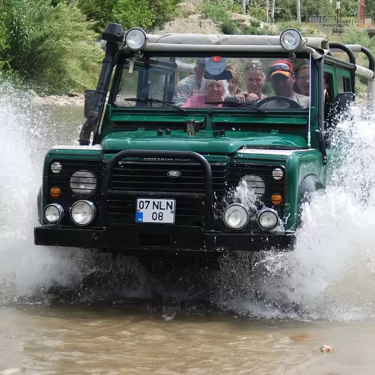 Antalya Super Combo Tour With Rafting, Jeep Safari, Quad Biking & Zipline
