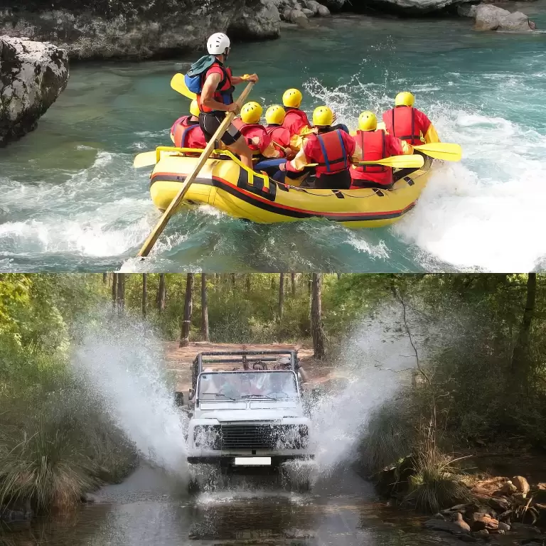 Jeep Safari & Rafting from Alanya