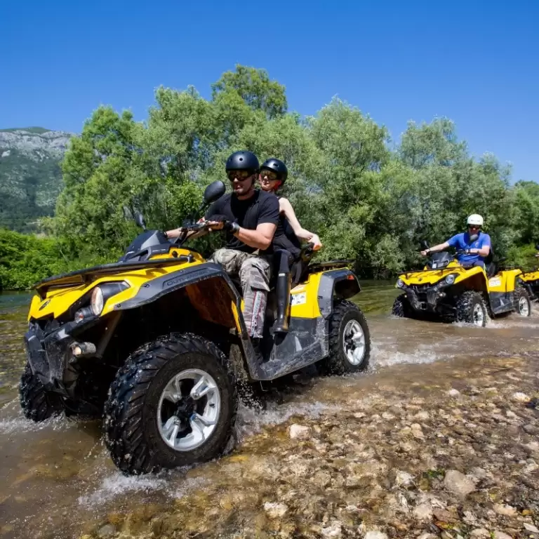 Quad bike and Rafting