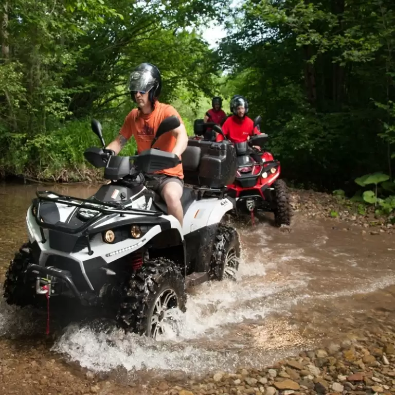 Quad bike and Rafting