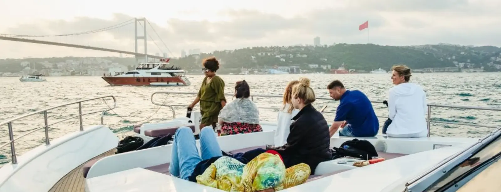 Bosphorus Sunset Cruise on a Luxurious Yacht