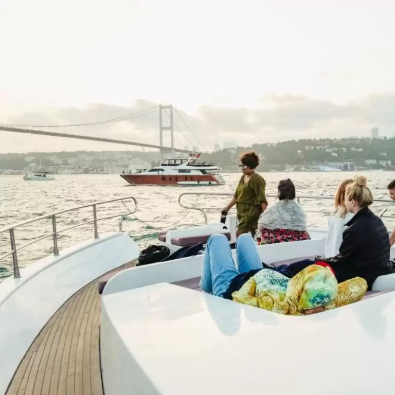 Bosphorus Sunset Cruise on a Luxurious Yacht