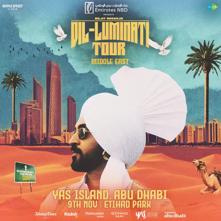 Diljit Dosanjh’s Dil-Luminati Tour in Abu Dhabi