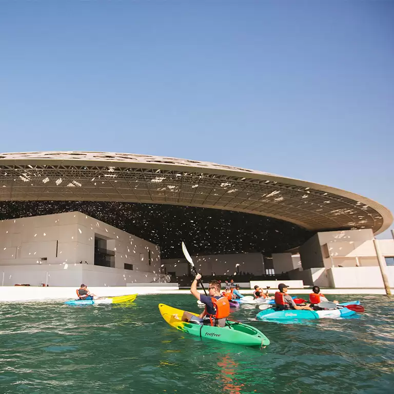 Guided Kayak Tour at Louvre Abu Dhabi