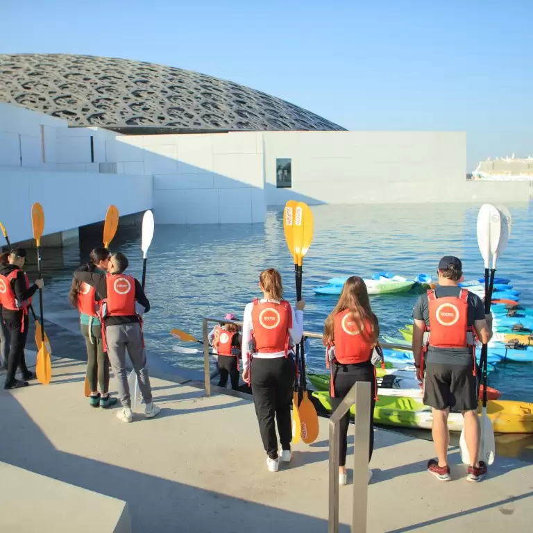 Guided Kayak Tour at Louvre Abu Dhabi