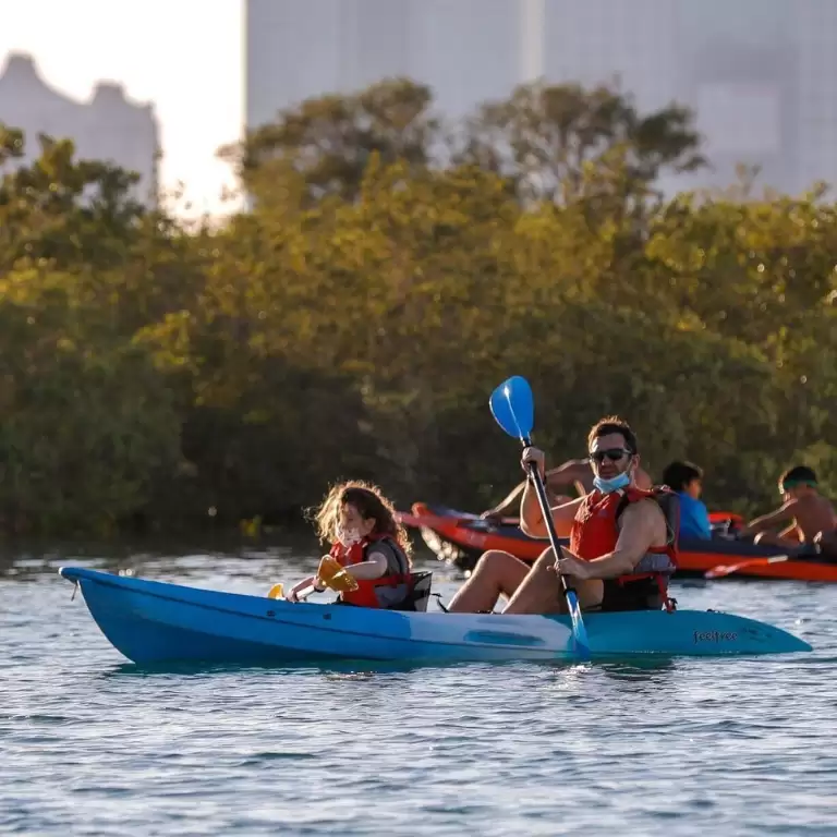 Guided Kayak Tour in the Reem Central Park Mangroves