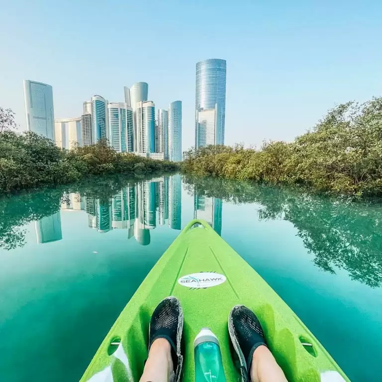 Guided Kayak Tour in the Reem Central Park Mangroves
