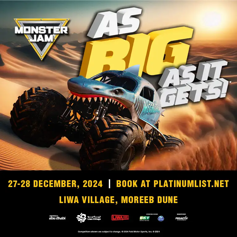 Monster Jam 2024 | Liwa, Abu Dhabi