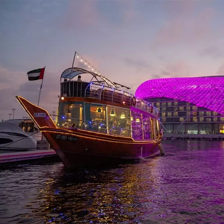 Yas Island Sightseeing Dhow Cruise - Abu Dhabi
